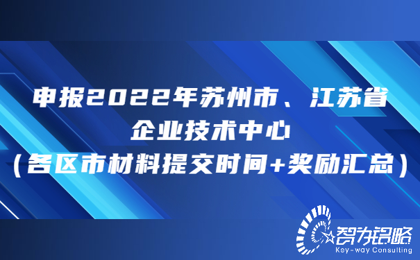 申報2022年蘇州市、江蘇省企業(yè)技術中心（各區(qū)市材料提交時間+獎勵匯總）.jpg
